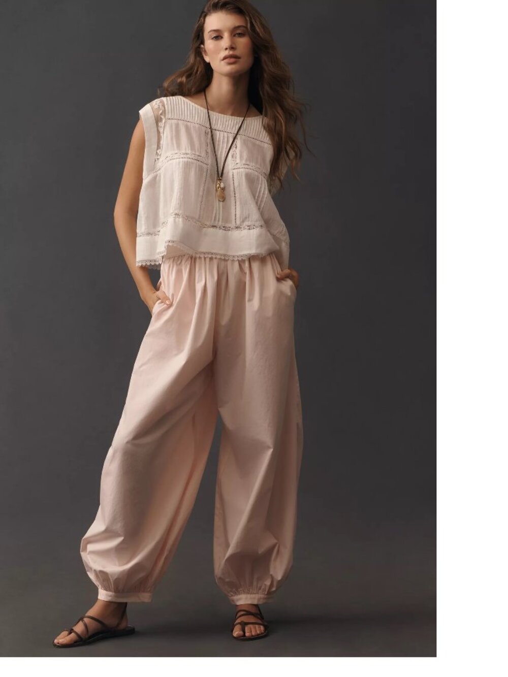 Anthropologie Maeve Poplin Genie Pants XL new with tag